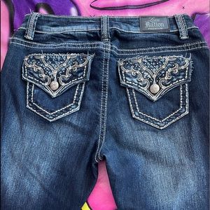 Y2K rhinestone lowrise jeans